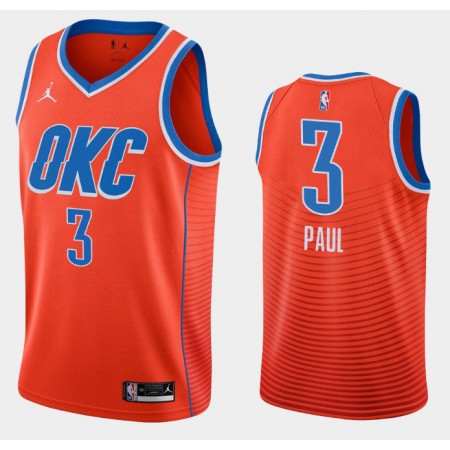 Herren NBA Oklahoma City Thunder Trikot Chris Paul 3 Jordan Brand 2020-2021 Statement Edition Swingman
